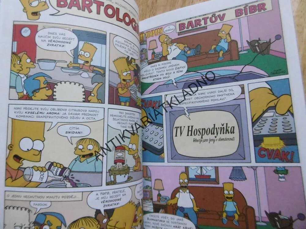 VELKÁ DAREBÁCKÁ KNIHA BARTA SIMPSONA, KOMIKS, **an