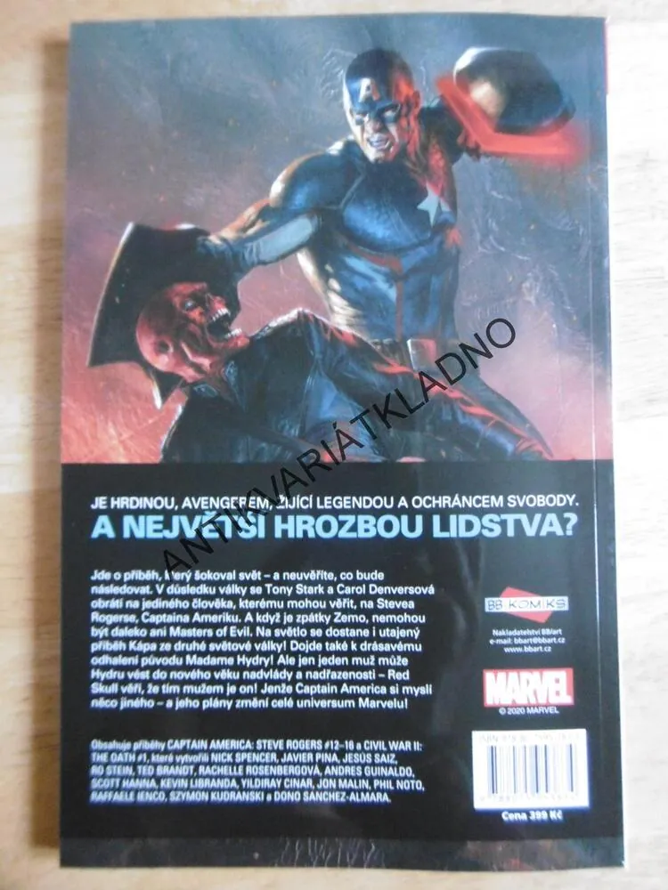 CAPTAIN AMERICA, KAPITÁN AMERIKA, BUDOVÁNÍ IMPÉRIA, KOMIKS MARVEL, **an