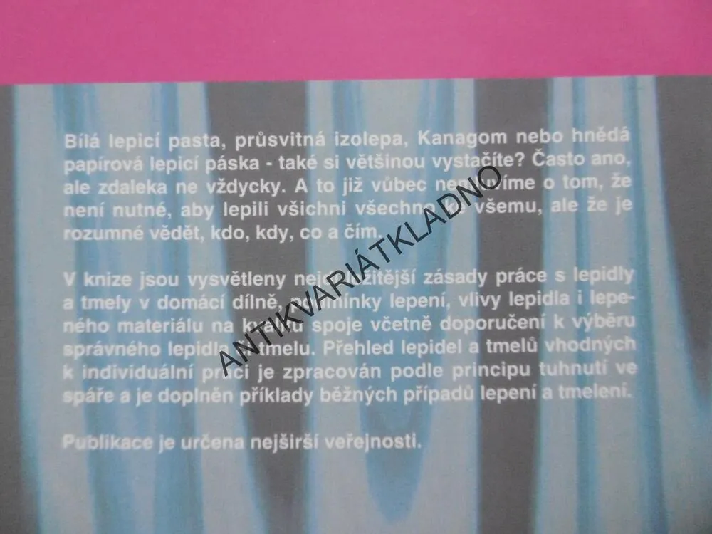 PRÁCE S LEPIDLY A TMELY, PROFI HOBBY 10, MILOŠ OSTEN, **an