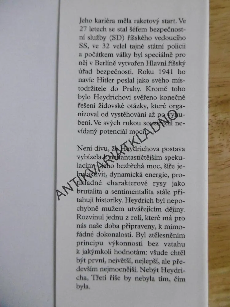 REINHARD HEYDRICH, ARCHITEKT TOTÁLNÍ MOCI, GÜNTHER DESCHNER, **an
