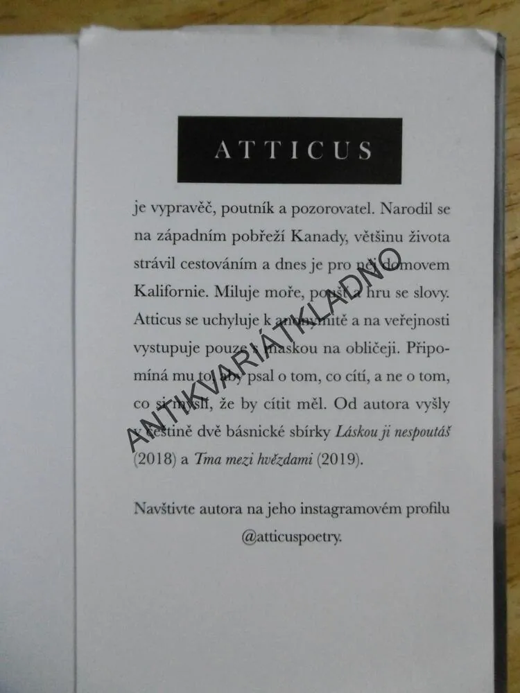 PRAVDA O ZÁZRACÍCH, ATTICUS, **an