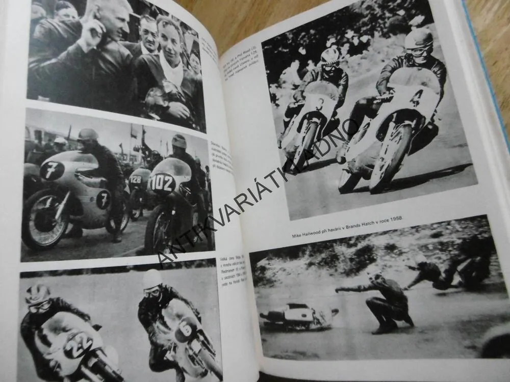 RYCHLÁ KOLA, KNIHA O MOTOCYKLOVÉM SPORTU, NOVOTNÝ, SKOŘEPA **an