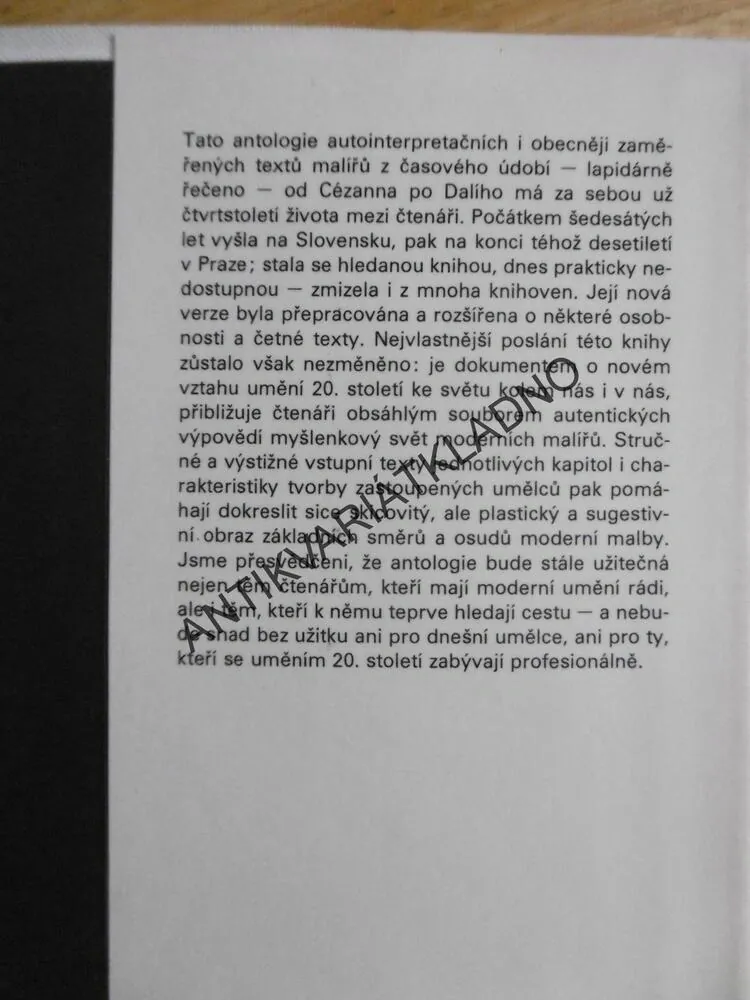 MYŠLENKY MODERNÍCH MALÍŘŮ, MIROSLAV LAMAČ, **an