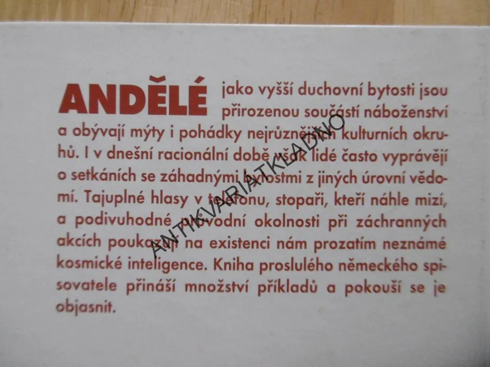 POSELSTVÍ ANDĚLŮ, SETKÁNÍ S NEZNÁMÝMI BYTOSTMI, RAINER HOLBE,