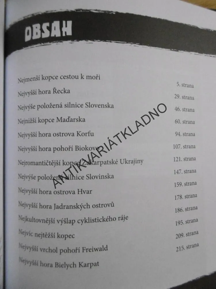 KAŽDÝ KOPEC SE ZVEDÁ ...... VÝŠ, MILAN SILNÝ, CYKLISTIKA, **an