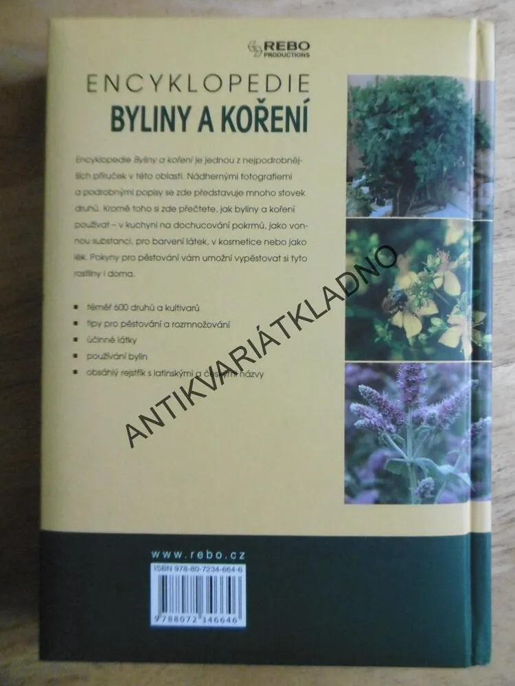 ENCYKLOPEDIE BYLINY A KOŘENÍ, NICO VERMEULEN, **an
