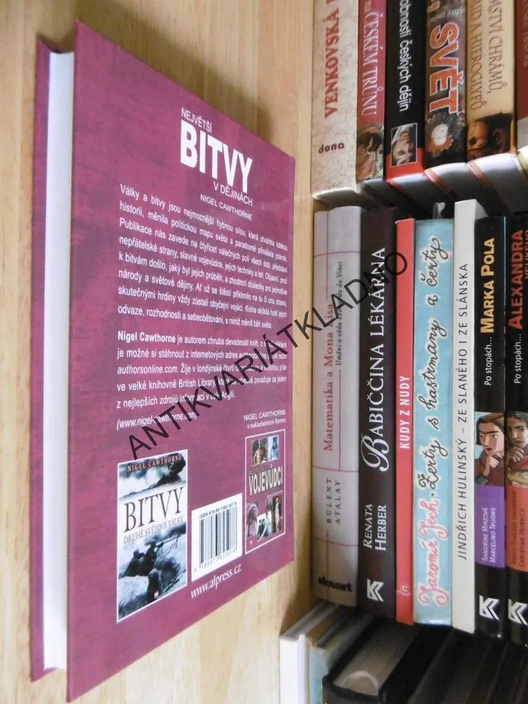 NEJVĚTŠÍ BITVY V DĚJINÁCH, NIGEL CAWTHORNE, **an