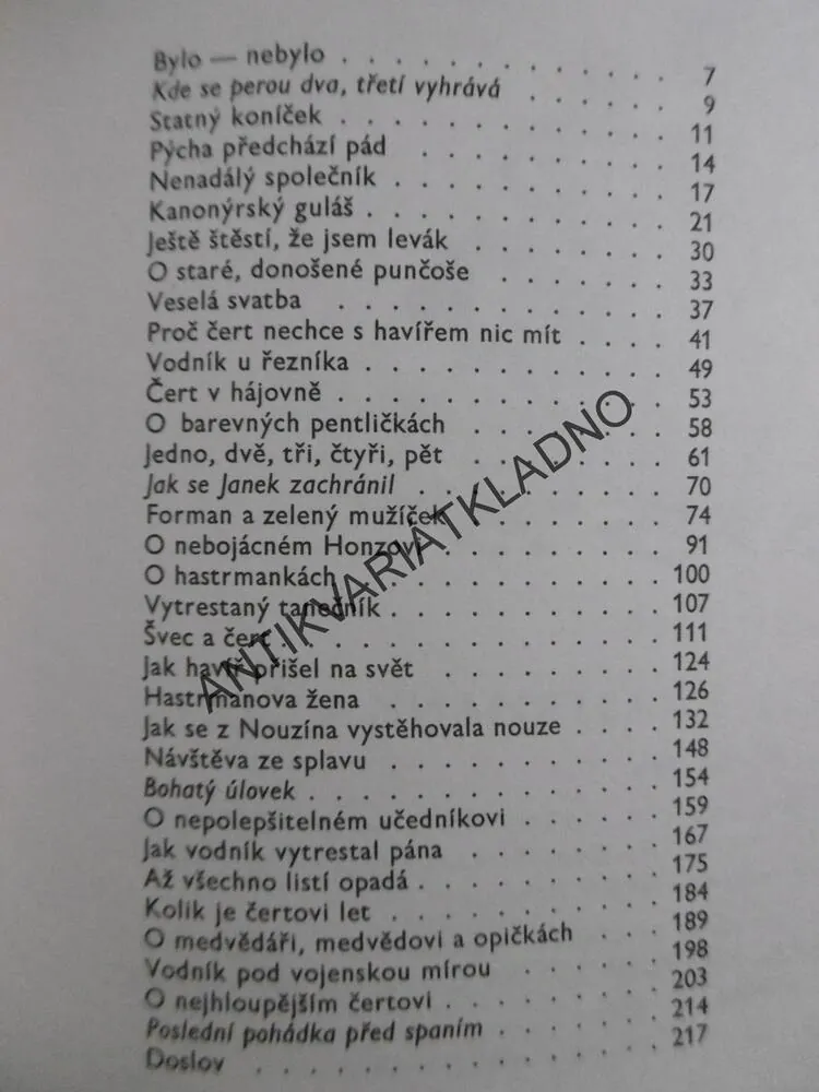 ŽERTY S HASTRMANY A ČERTY, JAROMÍR JECH, FRATIŠEK SKÁLA, 1965, **an