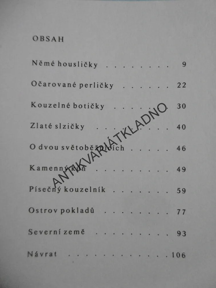 POHÁDKY O SÁZAVĚNCE, VLASTA ORLOVÁ, **an