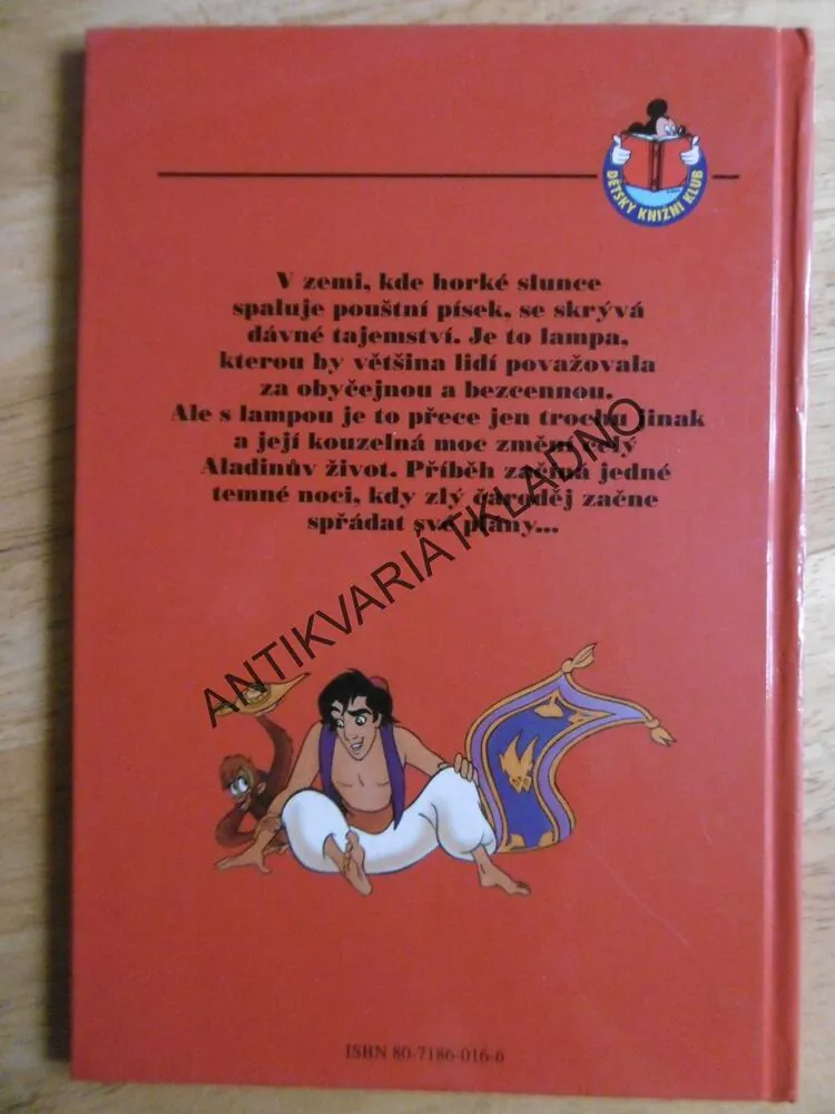 ALADIN, WALT DISNEY, **an
