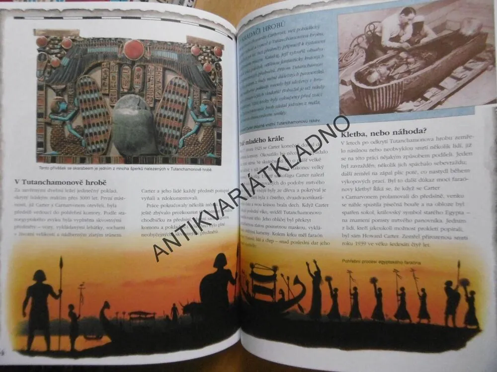 CESTA DO DĚJIN S LOVCI POKLADŮ, TAJEMSTVÍ HLUBIN , HROBKY, **an