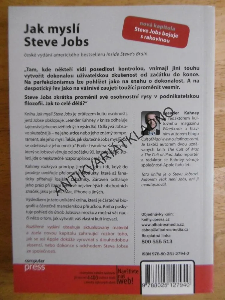 JAK MYSLÍ STEVE JOBS, LEANDER KAHNEY, **an