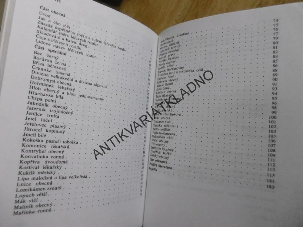 LÉČIVÉ ROSTLINY II., SBÍRÁME LÉČIVÉ ROSTLINY, **an