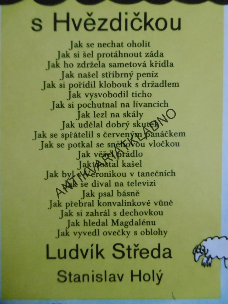 POHÁDKY S HVĚZDIČKOU, LUDVÍK STŘEDA, STANISLAV HOLÝ, 1982, **an