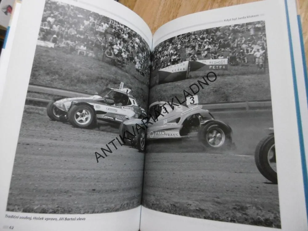 JAROSLAV HOŠEK MODRÁ LEGENDA, AUTOKROSOVÝ JEZDEC, DALIBOR JANDEK, **an