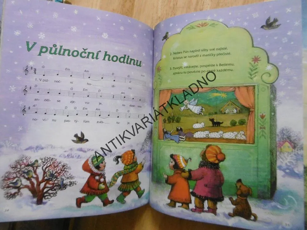 VÁNOČNÍ KOLEDY, S NAHRÁVKAMI A NOTOVÝM ZÁPISEM, POLÍVKA, NEMČÍKOVÁ, **an