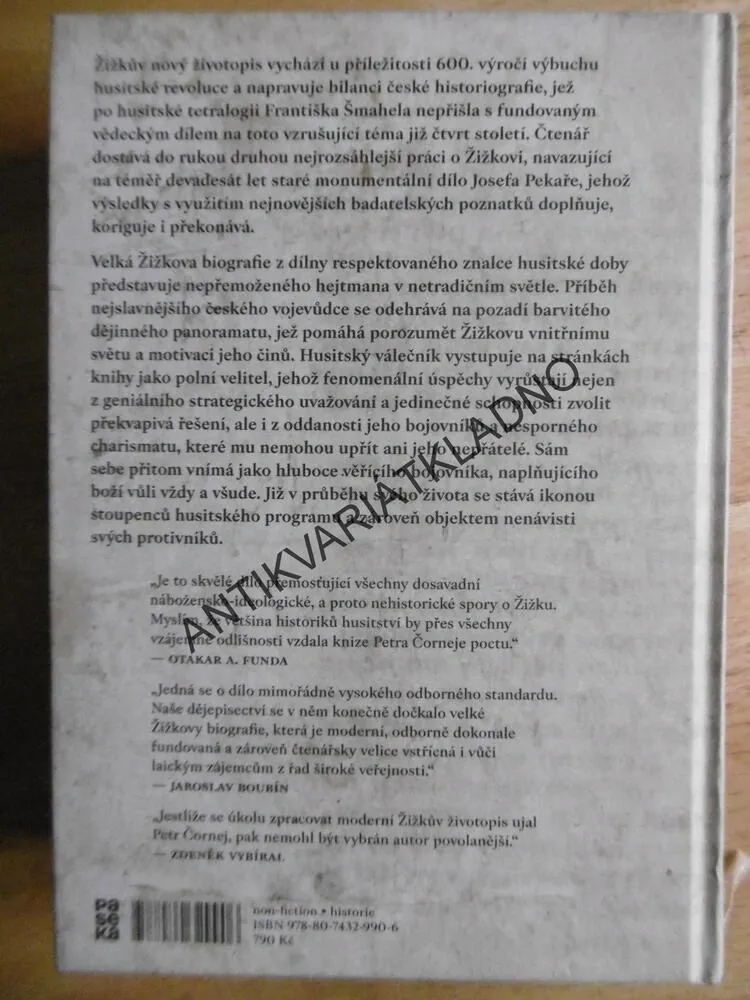 JAN ŽIŽKA, ŽIVOT A DOBA HUSITSKÉHO VÁLEČNÍKA, PETR ČORNEJ, **an