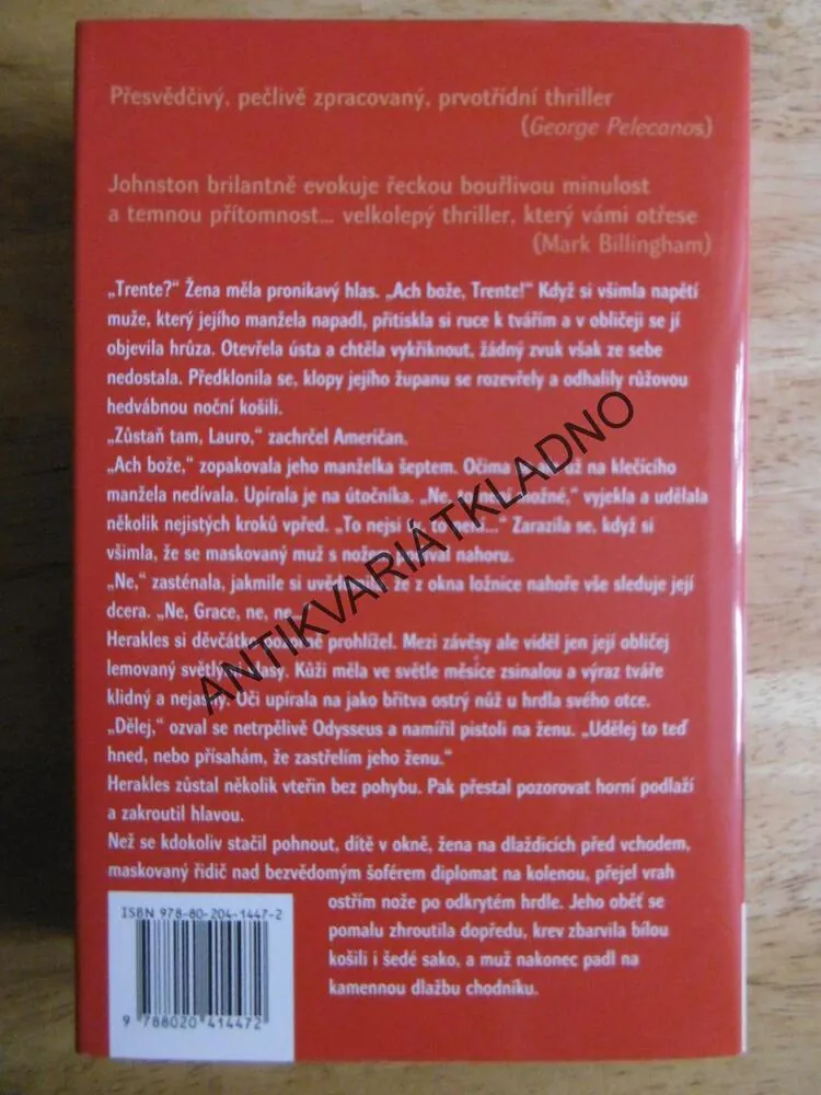 POSLEDNÍ RUDÁ SMRT, PAUL JOHNSTON, **an