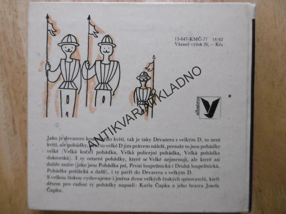DEVATERO POHÁDEK, KAREL ČAPEK, 1977, **an