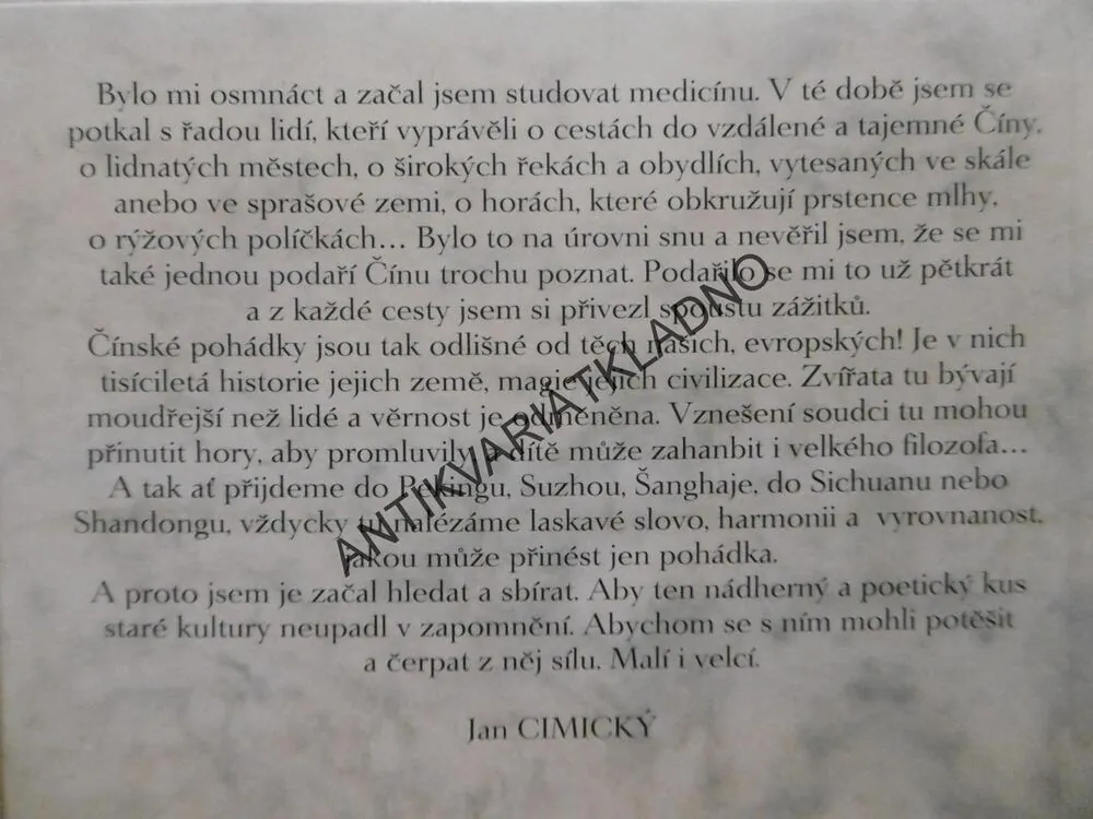 VRCH ČAJOVÉ KONVICE, JAN CIMICKÝ, JEŇÝK PACÁK, **an