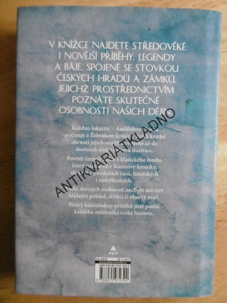 POVĚSTI ČESKÝCH HRADŮ A ZÁMKŮ, JOSEF PAVEL, **an