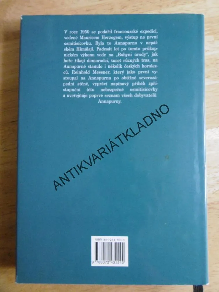 ANNAPURNA, 50 LET EXPEDIC DO ZÓNY SMRTI,, REINHOLD MESSNER, **an