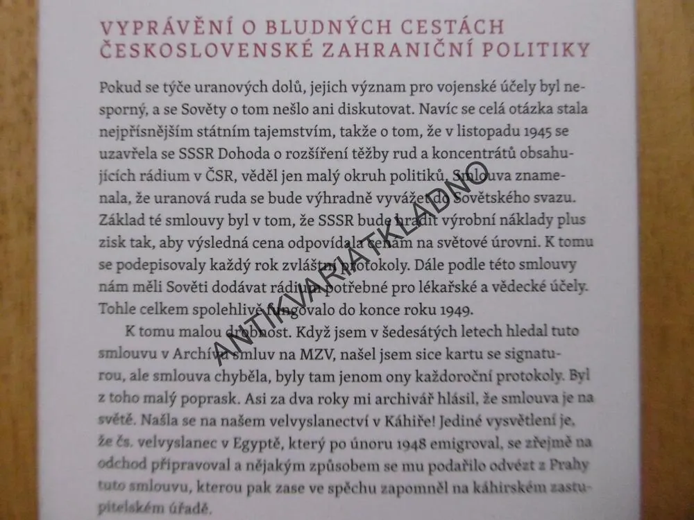 OSUDNÉ SPOJENECTVÍ, PRAHA A MOSKVA 1920-1948, JAROSLAV ŠEDIVÝ, **an