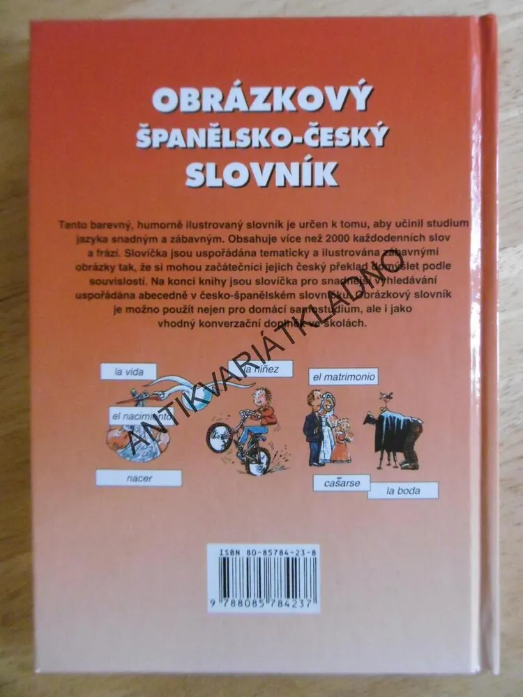 OBRÁZKOVÝ ŠPANĚLSKO-ČESKÝ SLOVNÍK, **an