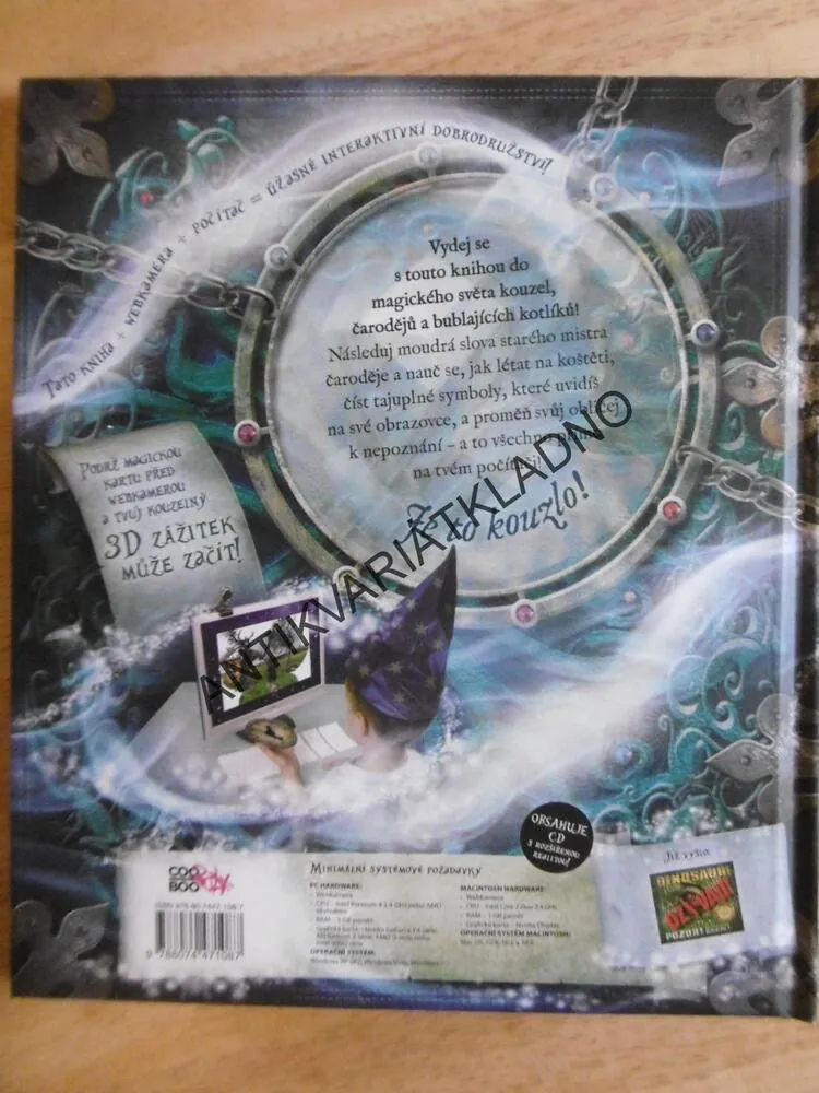 KNIHA KOUZEL, 3D, VČETNĚ CD DO PC, **an