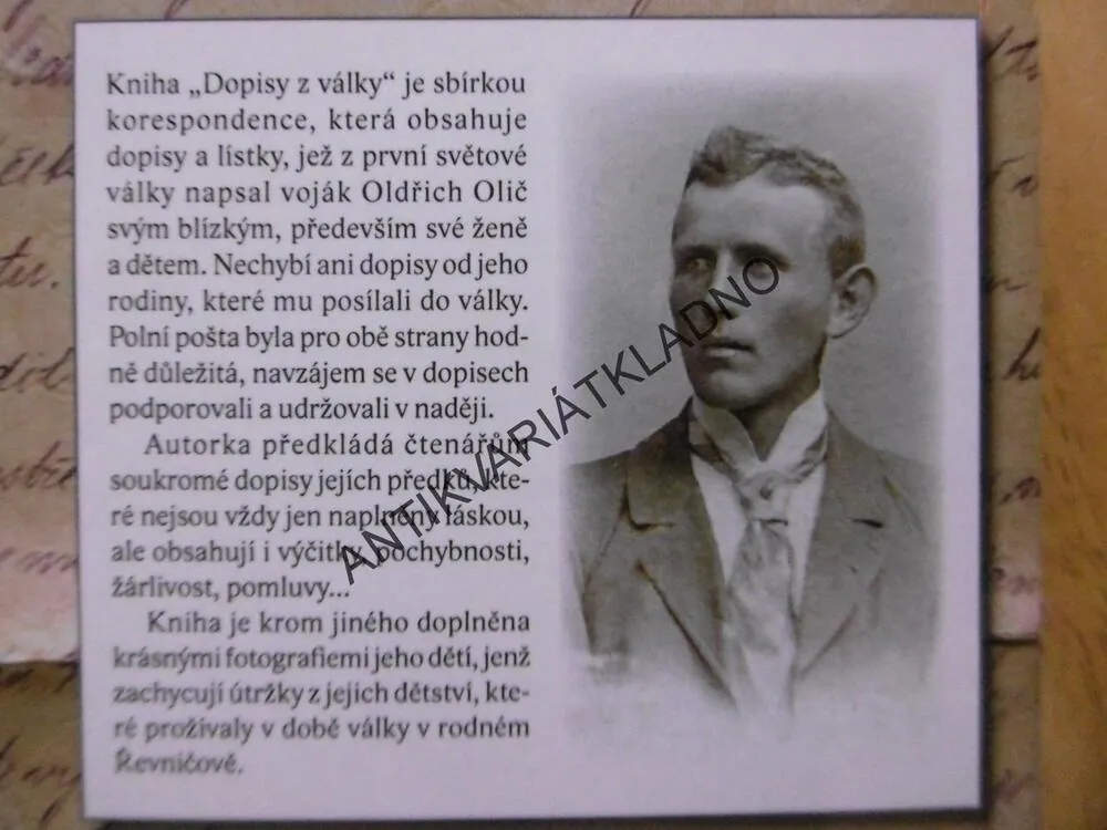 DOPISY Z VÁLKY, OLDŘICH OLIČ, VLADĚNA KUMSTÁTOVÁ, **an