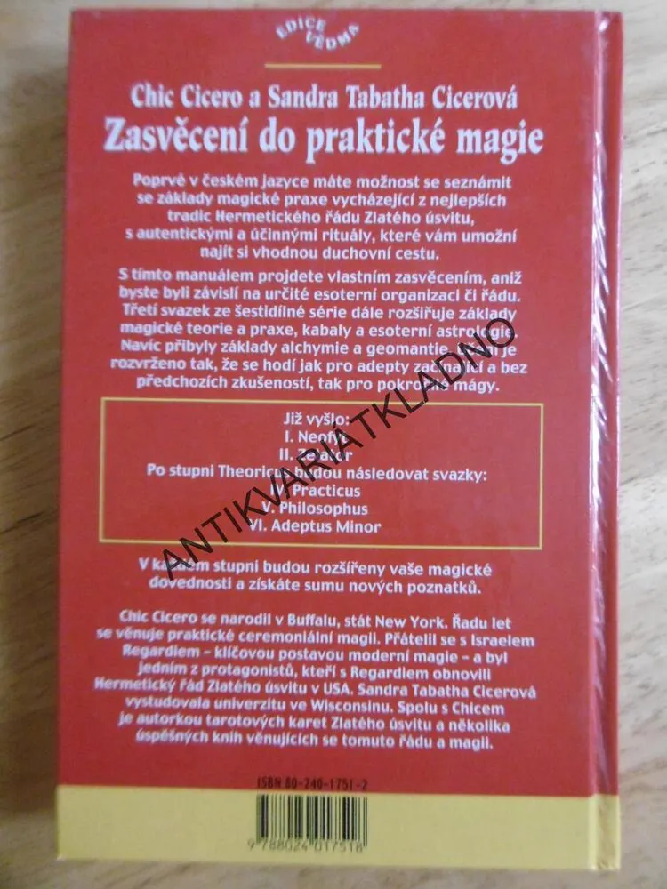 ZASVĚCENÍ DO PRAKTICKÉ MAGIE,3., THEORICUS, CICERO, **an
