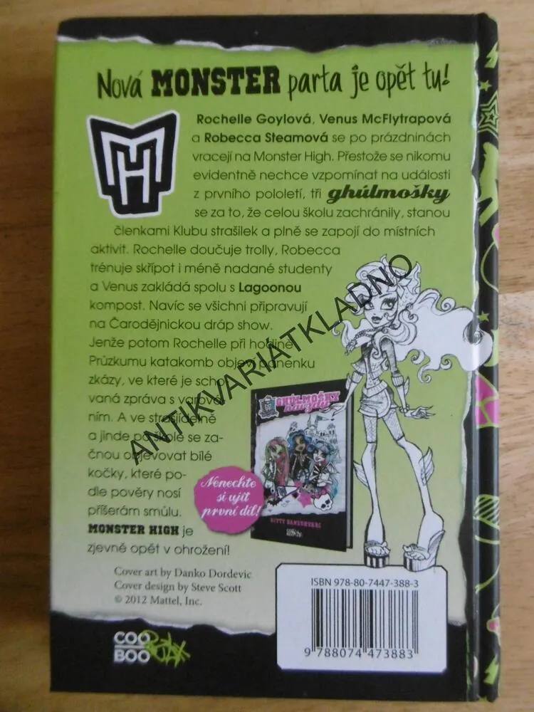 MONSTER HIGH, GHÚLMOŠKY SE CHTĚJÍ BAVIT, GITTY DANESHVARI, **an