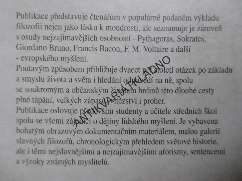 PRŮVODCE EVROPSKÝM MYŠLENÍM, OSUDY MOUDRÝCH, JAN HALADA, **an,