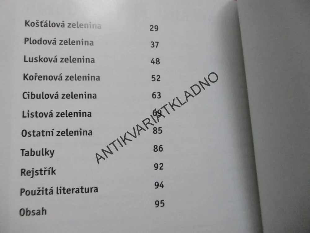 ZELENINA Z VLASTNÍ ZAHRADY, KŘESADLOVÁ, VILÍM, **an