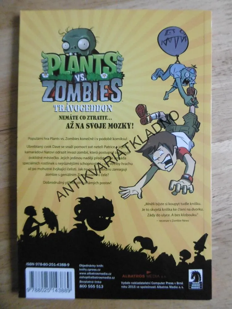 PLANTS VS ZOMBIES, TRÁVOGEDDON, KOMIKS, **an