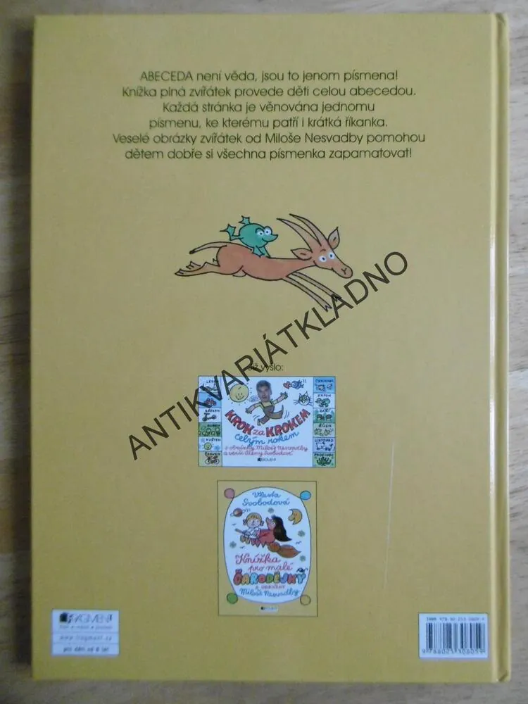 ABECEDA SE ZVÍŘÁTKY, MILOŠ NESVADBA, ALENA SVOBODOVÁ, **an