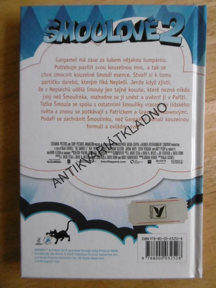 ŠMOULOVÉ 2., ÚNOS ŠMOULINKY, FILMOVÝ PŘÍBĚH, PEYO, **an