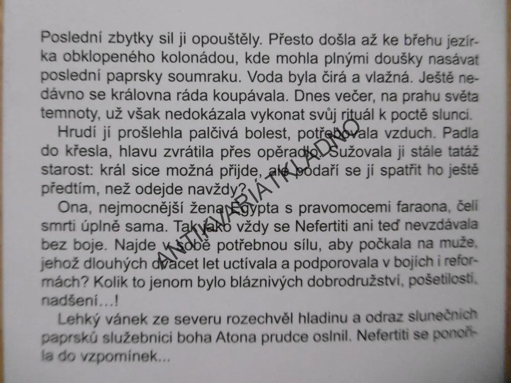 NEFERTITI, SLUNEČNÍ STÍN, CHRISTIAN JACQ, **an
