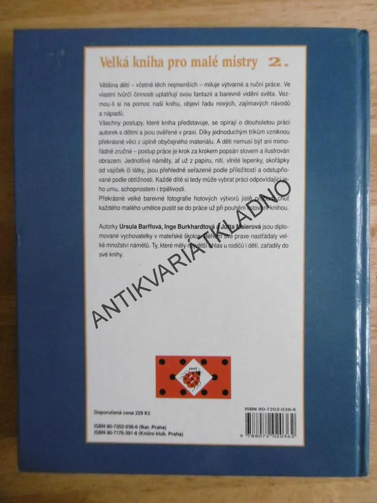 VELKÁ KNIHA PRO MALÉ MISTRY 2., BARFFOVÁ, **an