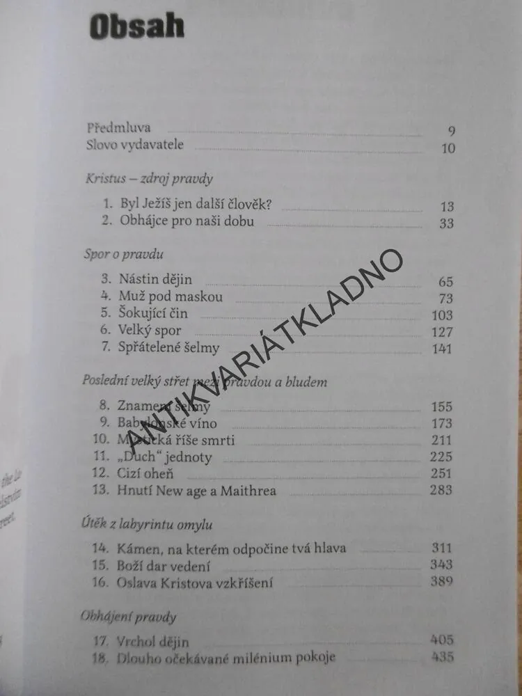 NA PRAVDĚ ZÁLEŽÍ, WALTER J. VEITH, VÝCHODISKO Z DUCHOVNÍHO LABYRINTU, **an