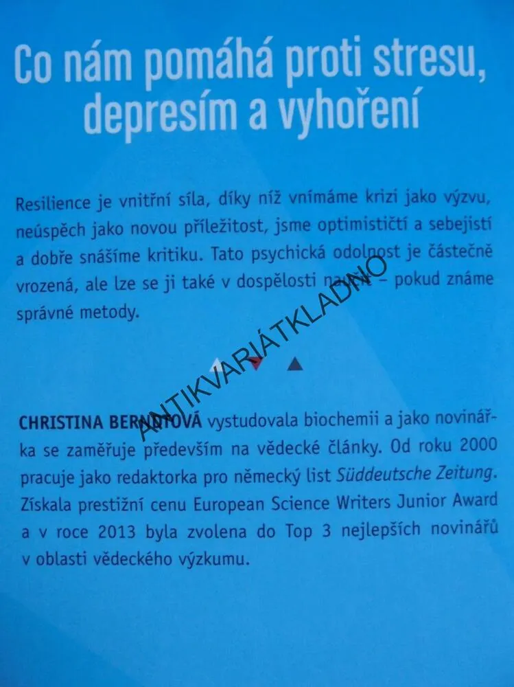 ODOLNOST NEPŘÍZEŇ OSUDU LZE PŘEKONAT,BERNDTOVÁ