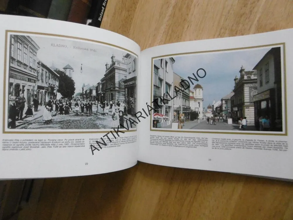 POZDRAV Z KLADNA,KLADNO V PROMĚNÁCH ČASU, STARÉ POHLEDNICE, KLADNO,1996, **an