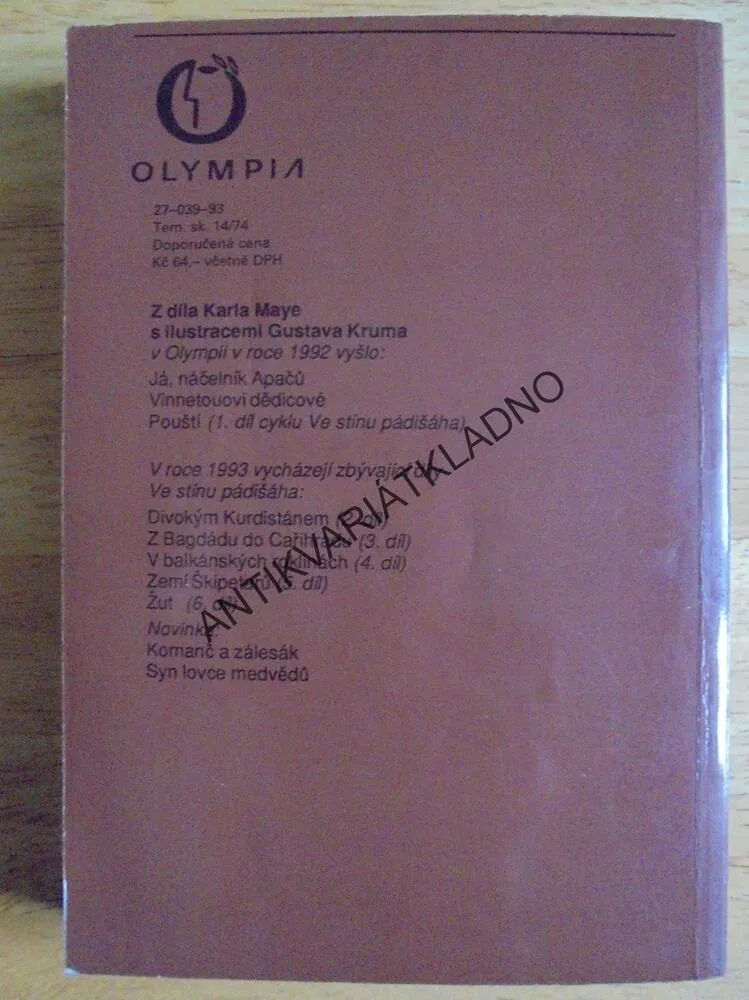 ZEMÍ ŠKIPETARŮ, KAREL MAY,KRUM, VE STÍNU PADIŠÁHA, **an