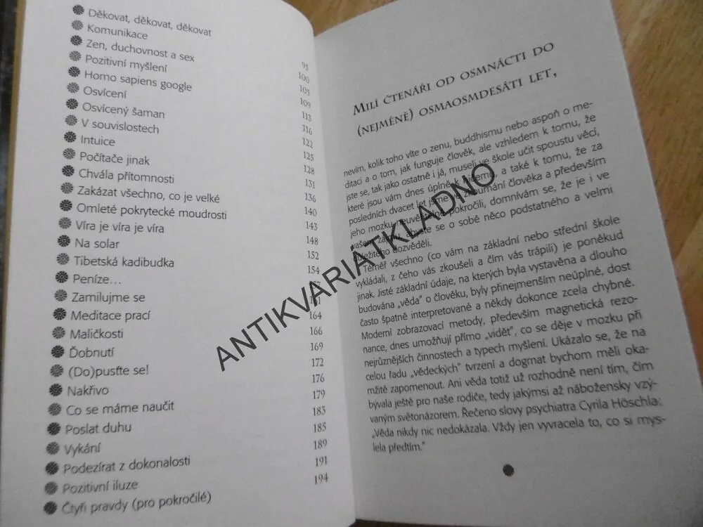 ZEN PRO KAŽDÉHO, CHVÁLA PŘÍTOMNOSTI, VLASTIMIL MAREK, **an