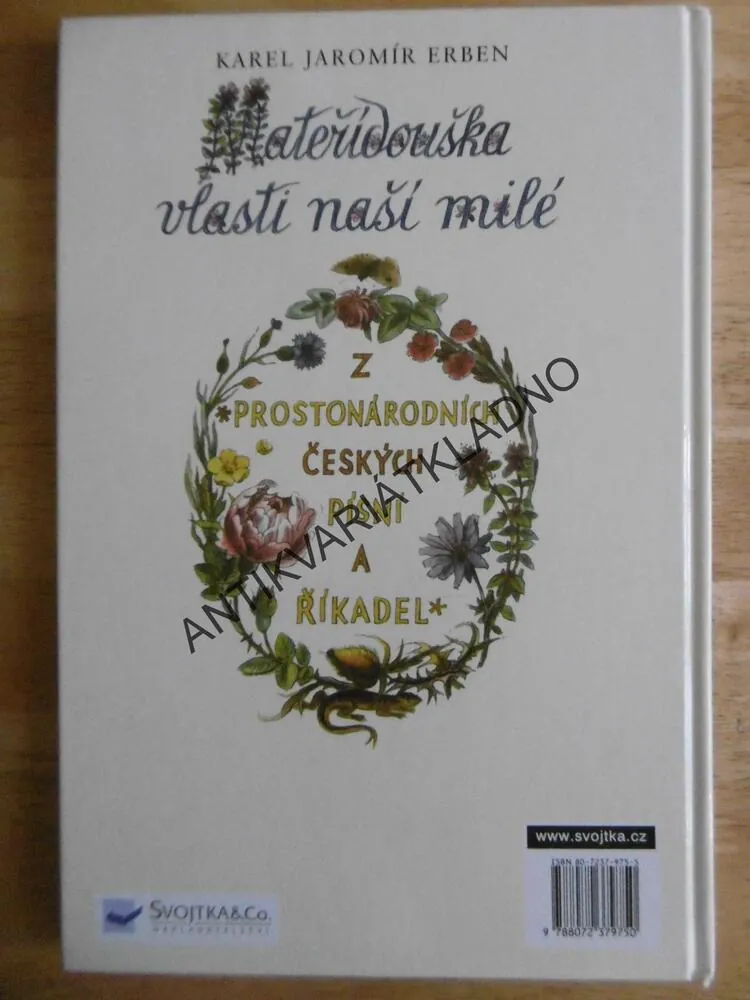 MATEŘÍDOUŠKA VLASTI NAŠÍ MILÉ, KAREL JAROMÍR ERBEN, **an