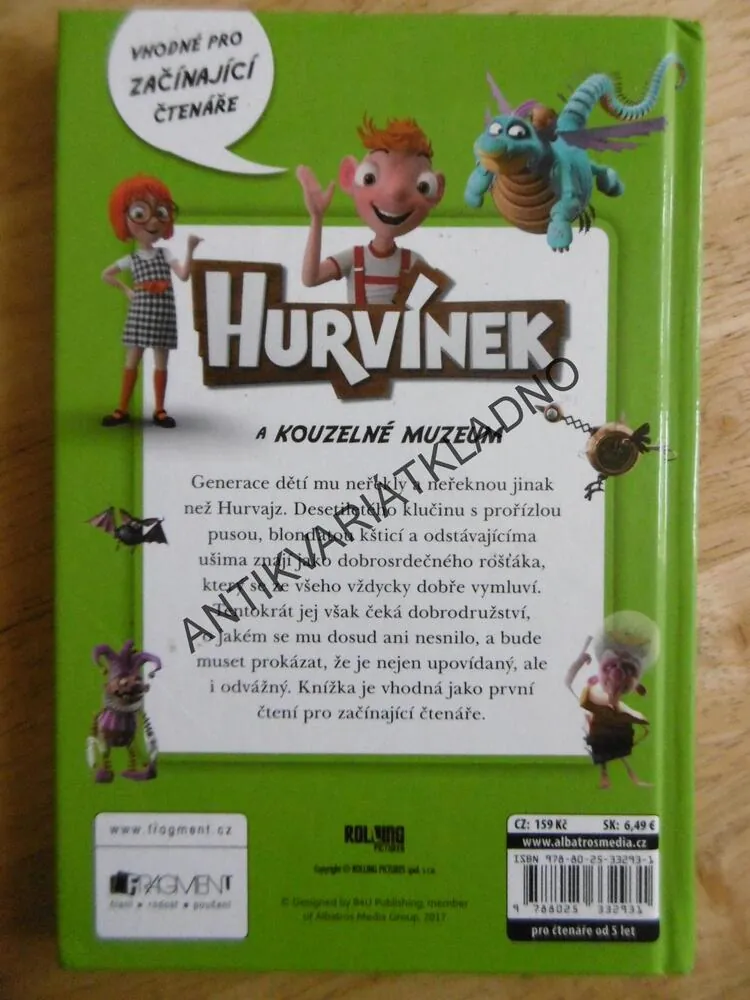 HURVÍNEK A KOUZELNÉ MUZEUM, IVONA BŘEZINOVÁ, **an