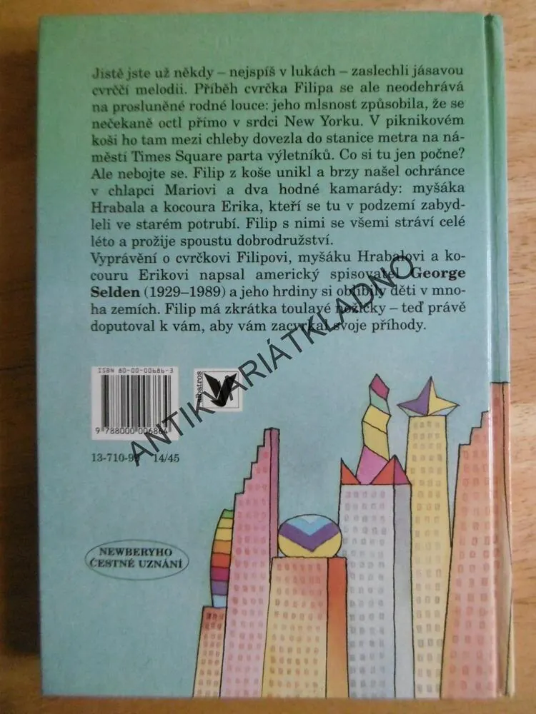 CVRČEK NEW YORKU, GEORGEN SELDEN, FILCÍK, **an