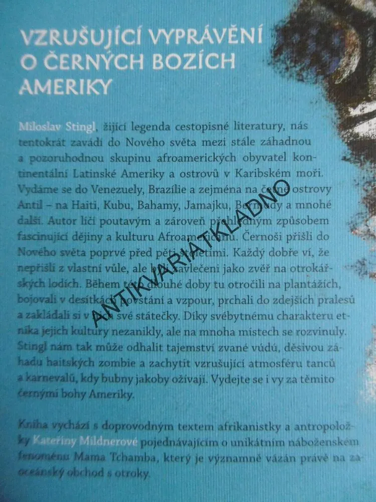 VÚDÚ, ZOMBIE, KARNEVALY, MILOSLAV STINGL, **an