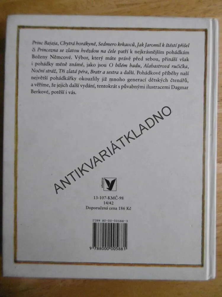 PRINCEZNA SE ZLATOU HVĚZDOU NA ČELE, BOŽENA NĚMCOVÁ, **an