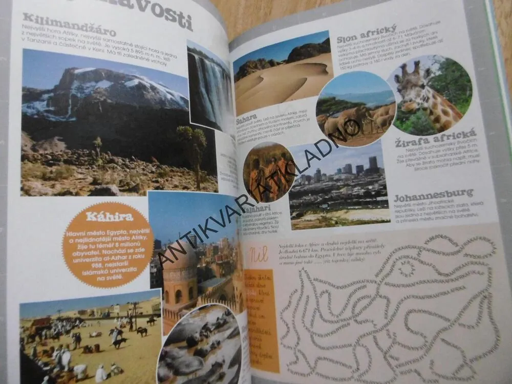 MŮJ PRVNÍ ATLAS, SAMOLEPKY, ROZKLÁDACÍ HRY, **an